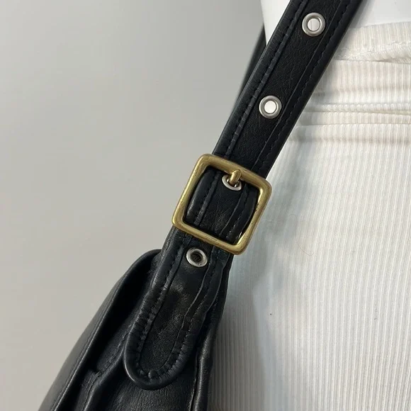 Coach Vintage Patricia’s Legacy Crossbody Black Leather Shoulder Bag - Picture 11 of 15